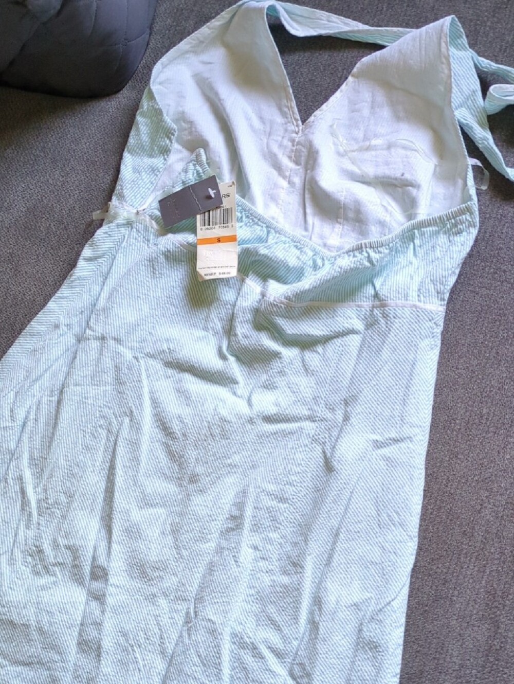 Light Blue halterneck dress - Picture 7 of 9